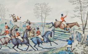 After Henry Alken Set of six coloured engravings "Hunting Qualifications",