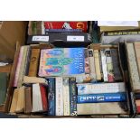 Three boxes of books, hard back and paperback books, including Girl and Swift Annuals,