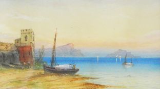 Unattributed 19th century school Watercolour drawing Lake Como, 40.