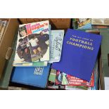 Six boxes of assorted books covering all subjects, sport, history, militaria, art, novels etc.