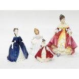 A collection of four Royal Doulton figures, 'Southern Belle' (HN2229),