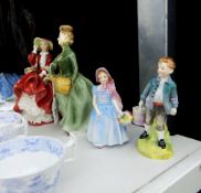 Four Doulton figures, 'Grace', 'Top o' the Hill',