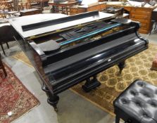 A German C Bechstein baby grand piano, serial number 33337,