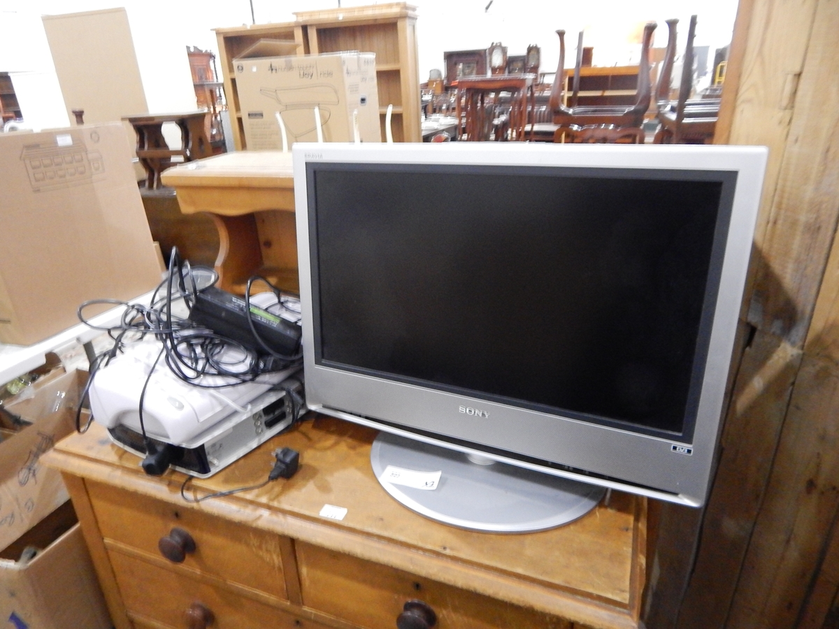 A Sony 26" flatscreen television (without remote),