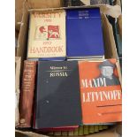 Quantity of books in Russian and relating to Russia (3 boxes)