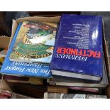 Large quantity of hardback and paperback books, including Heron books, cookery books,