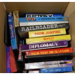 A large quantity of board games including Air Charter, Show Jumping, Diplomacy, etc.