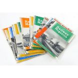 A large quantity of railway magazines from the 1950's, 1960's, etc.