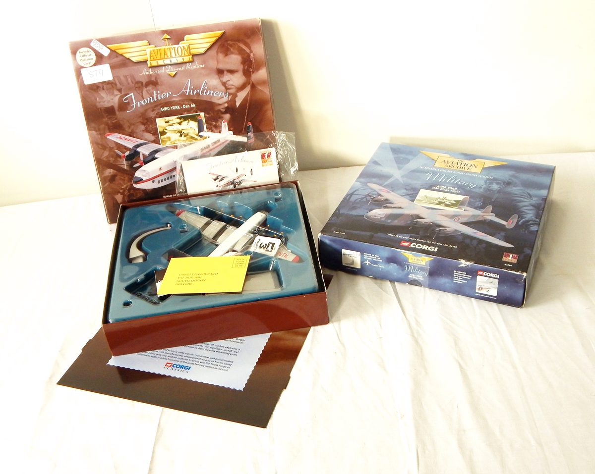 A Corgi Aviation Archive Avro-York RAF King's Flight diecast model,