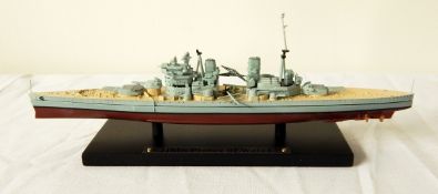 Five Atlas Edition models of military boats