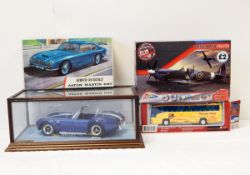 A quantity of diecast model cars, etc.