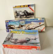 A ESCI model kit for a MKI/II Hercules,