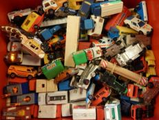 A quantity of diecast model vehicles including lorries