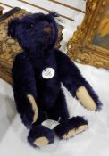 A blue Steiff bear 1909 replica