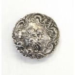 Set of six Edwardian silver buttons by Levi & Salaman, Birmingham 1903,