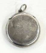 Victorian silver fob snuff box,