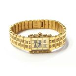 Piaget lady's 18ct gold and diamond wristwatch,