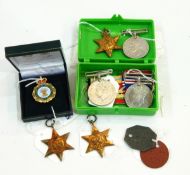 Seven WWII medals including two 1939-45 War Medals, a Defence Medal,