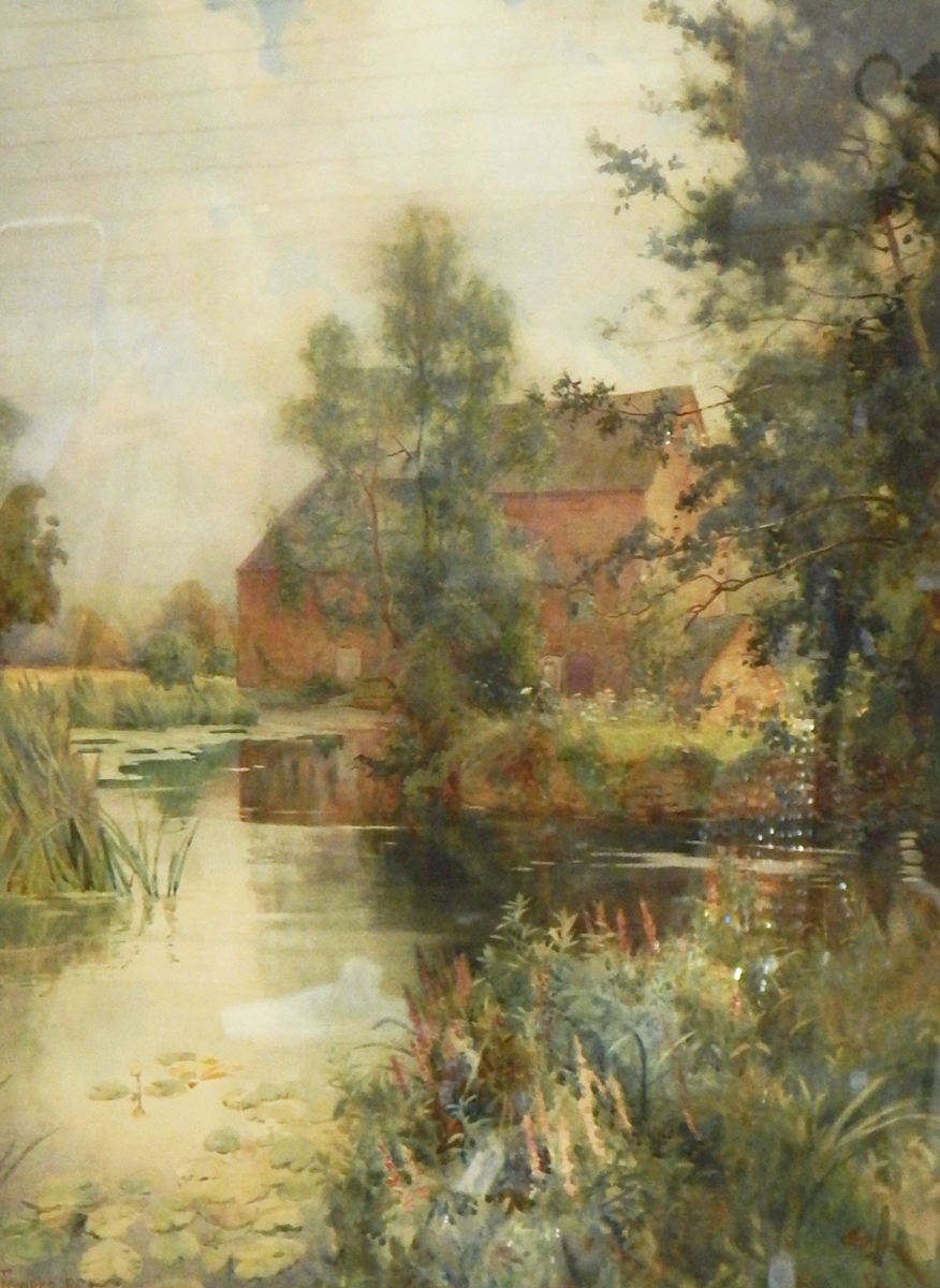 Samuel Towers (1862-1943) Pair watercolours "On the Avon near Harvington", signed lower left,