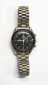 Gent's Omega Speedmaster stainless steel professional watch,