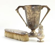 Silver two-handled trophy by Blackmore & Fletcher Limited, London 1929,