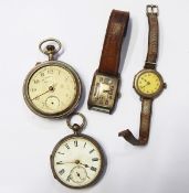 Victorian silver pocket watch,