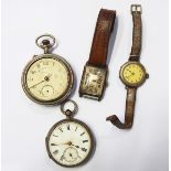 Victorian silver pocket watch,