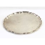 Silver tray by Barker Brothers Silver Limited, Birmingham 1939,