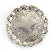 George II silver salver by William Peaston,