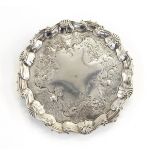 George II silver salver by William Peaston,