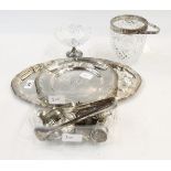 Victorian silver plated vesta case,