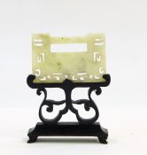 Jade ornament in the form of a lock,