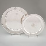 American Sterling Salvers by Towle and Reed & BartonÊ American, 20th century. A Towle sterling