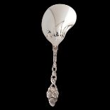 Tiffany & Co. Sterling Strawberry Casserole SpoonÊ American, late 19th-early 20th century. A
