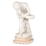 Italian School (19th century) Marble Spinario SculptureÊ Spinario (Boy Removing a Thorn from the