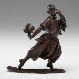 Boris Fršdman-Cluzel (Russian, 1878-1969)Ê Man with Bouquetbronzesigned, dated 1913, and inscribed