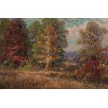 Edward R. Sitzman (American, 1874-1949)Ê Fall Landscapeoil on canvassigned l.r.framed19.25 x 29.25