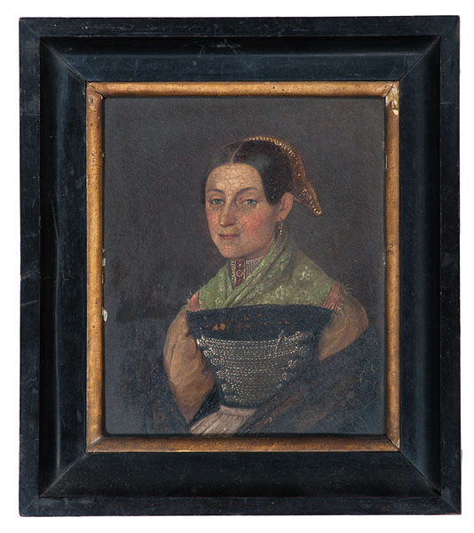 EuropeanFolkArtPortraitsonTinÊ - Image 3 of 3