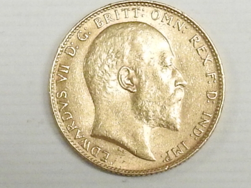 A 1904 gold full sovereign. - Bild 2 aus 2