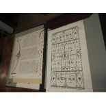 Two portfolios including a collection of 18th century Architectural prints (Qty)