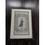 A collection of four antique and royal prints Edward V, George III, Edward II and Edward IV.