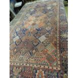 A Persian Quashqai  style rug,