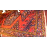 A North West Persian Heriz carpet with l