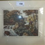 TSOLD IN TIMED AUCTION hree framed C19th engravings of fishing scenes after William Samuel Howitt