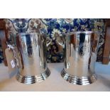 A pair of silver plated twin handled Lou