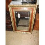 A pair of classical style picture frames with glazed panel 88cm x 62cm