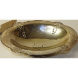 A early 20th century silver bowl with pierced rim on circular base, by Atkin Brothers,