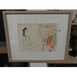 Pablo Picasso "lithograph after Picasso" 3.2.