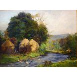 Archibald Kay (1860-1935) A 20th Century Scottish School oil on canvas depicting a river landscape