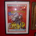 An original vintage 1964 Matt Masters Film Circus poster 40 x 60cm glazed and framed